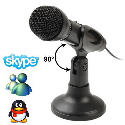 CM-018 Music Hi-fidelity Professional Dynamic Mini Microphone, Suitable for PC / Laptop / Tablet PC